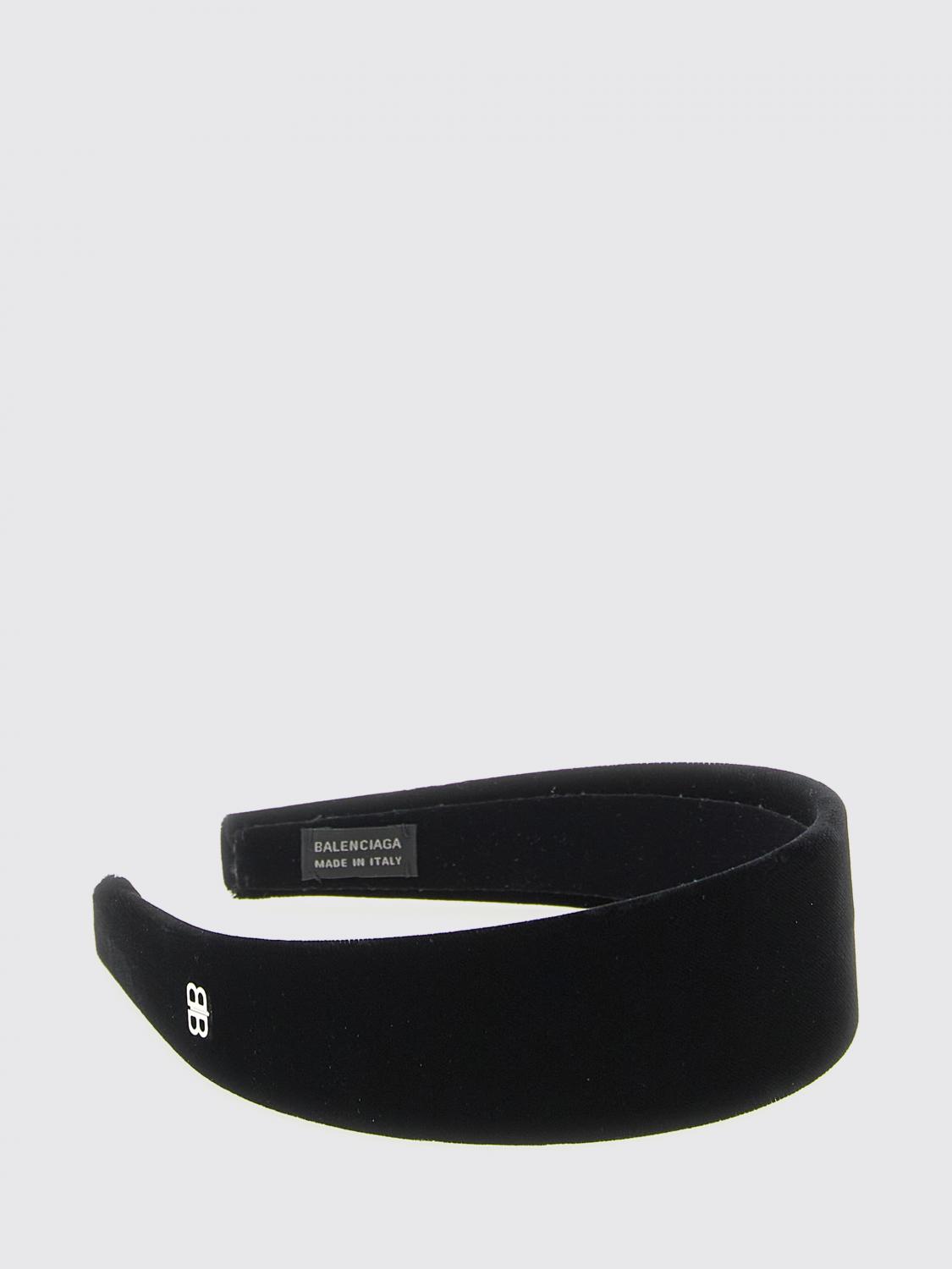 BALENCIAGA BALENCIAGA Hairband Woman color Black　バレンシアガ ヘアバンド ウーマン カラー ブラック