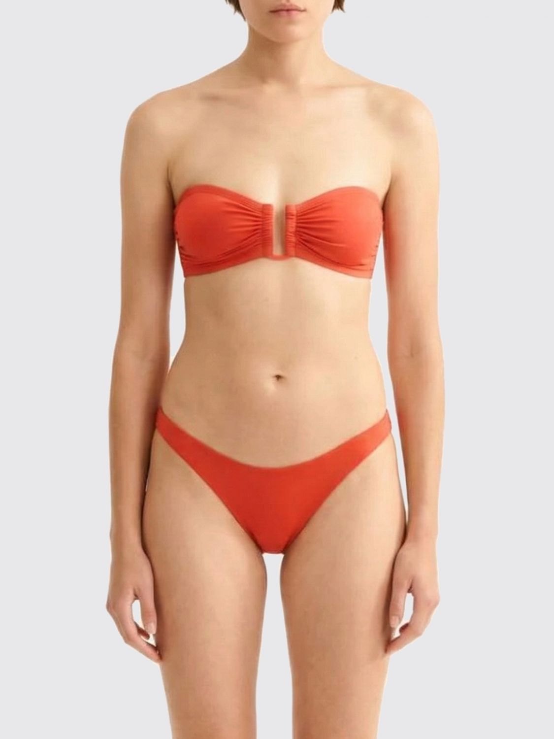 Eres Ultra Polyamide Bikini Top In Orange