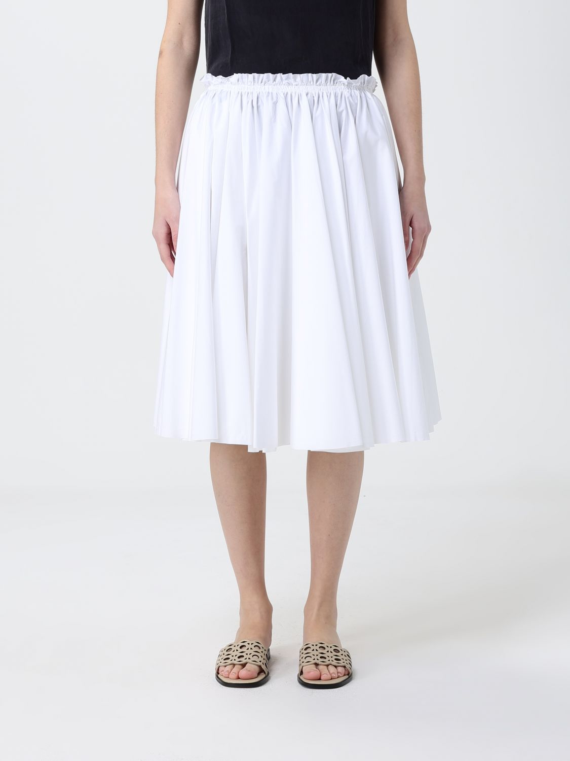 AMI Paris AMI PARIS Skirt Woman color White　AMI PARIS スカート レディース カラー ホワイト