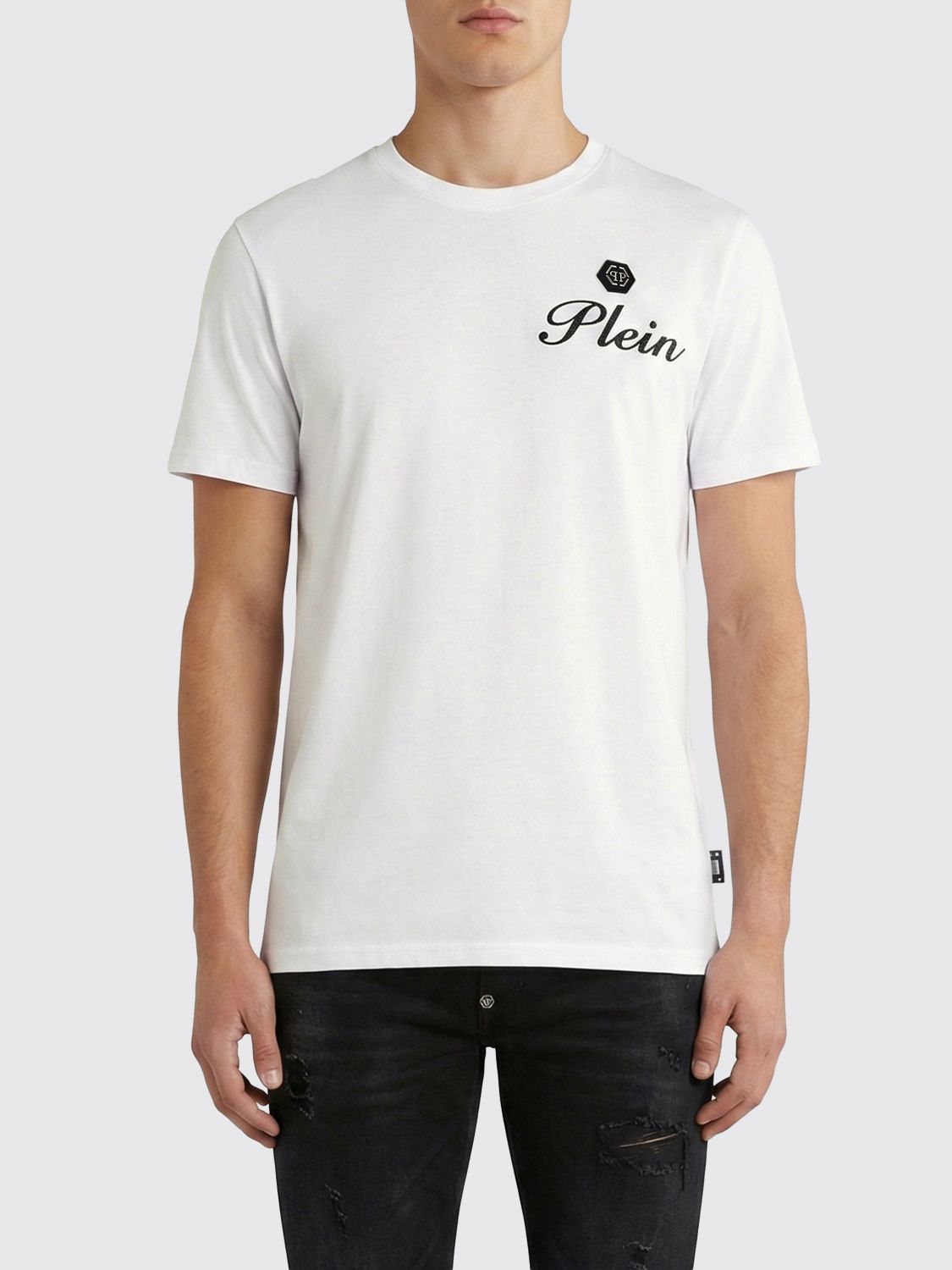 PHILIPP PLEIN Baumwoll-T-Shirt mit Logo