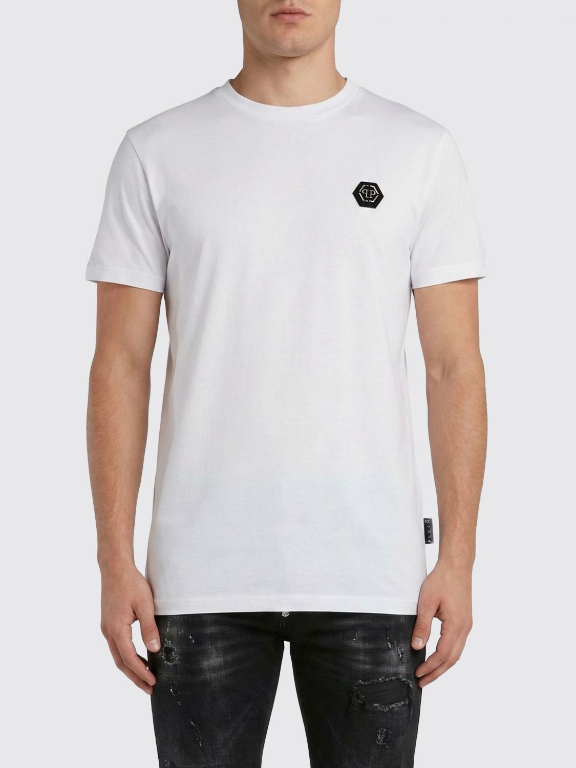 Philipp Plein Cotton T-Shirt with PP Logo