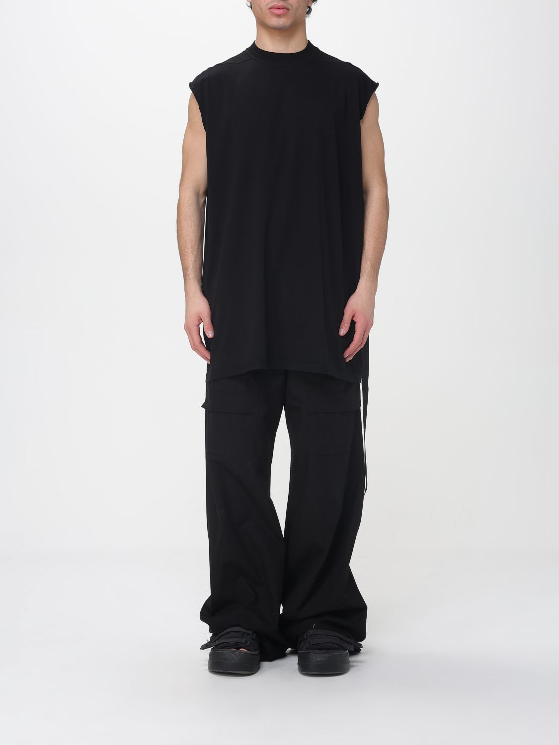 Rick Owens DRKSHDW Oversized Cotton Tank Top　Rick Owens DRKSHDW オーバーサイズ コットン タンク トップ Rick