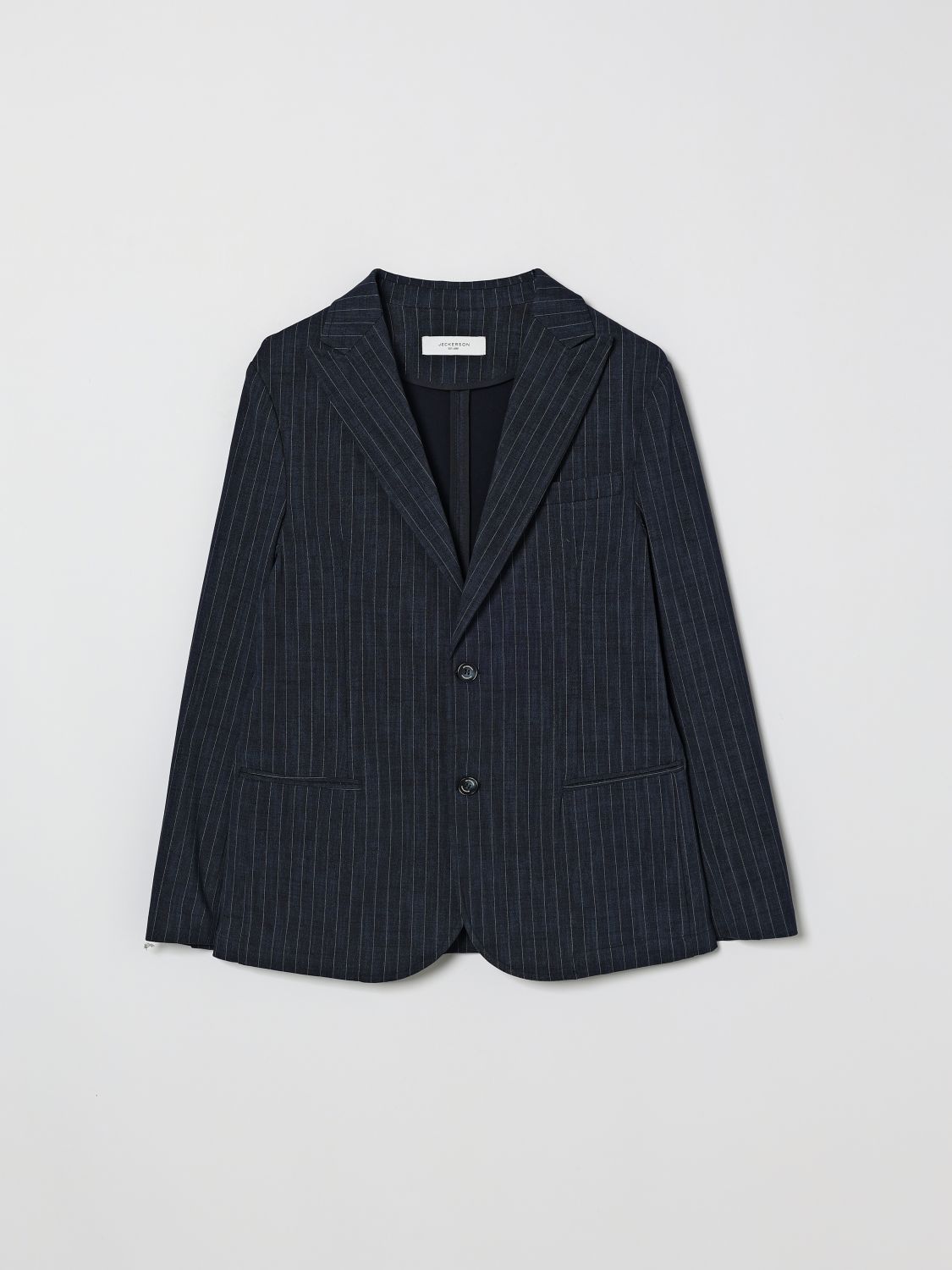 JECKERSON Nadelstreifen-Blazer aus Baumwollmischung