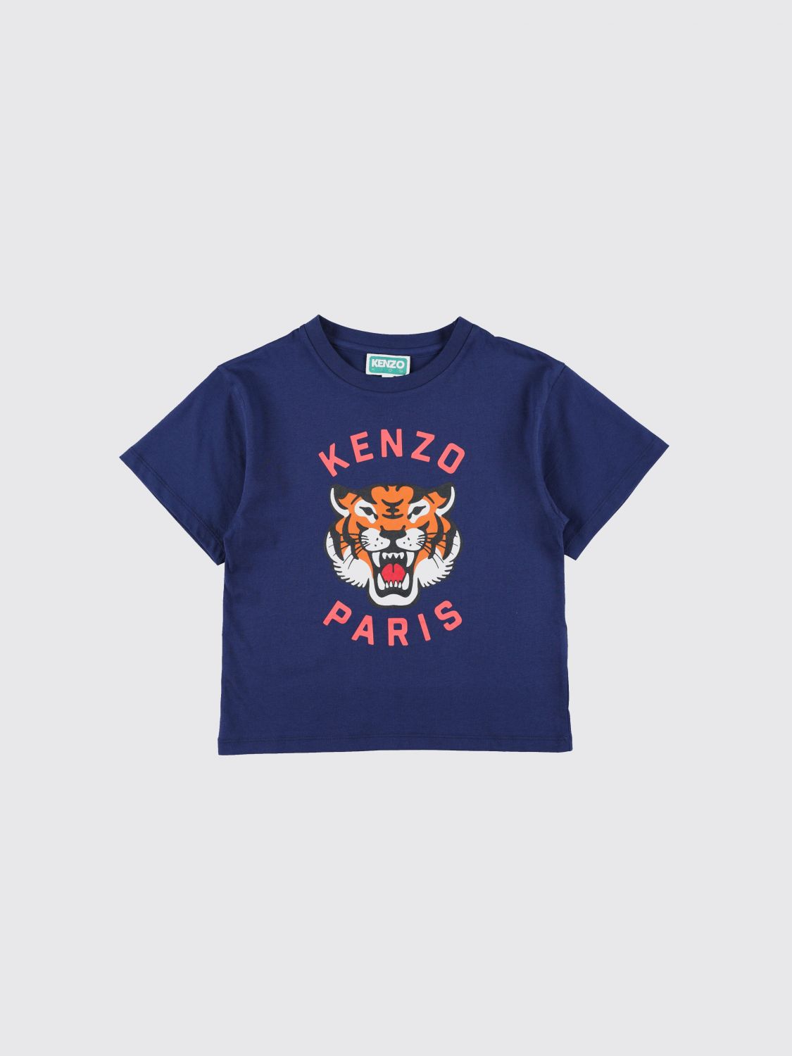 Kenzo Kids Tiger-Baumwoll-T-Shirt