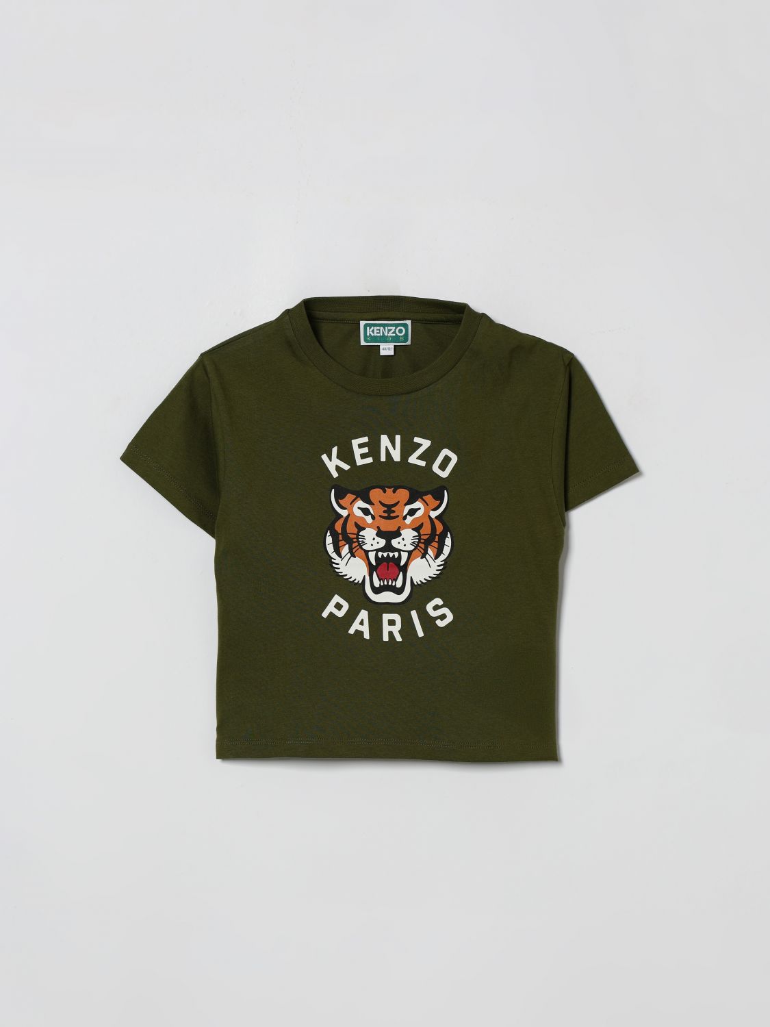 Kenzo Kids Tiger-Baumwoll-T-Shirt