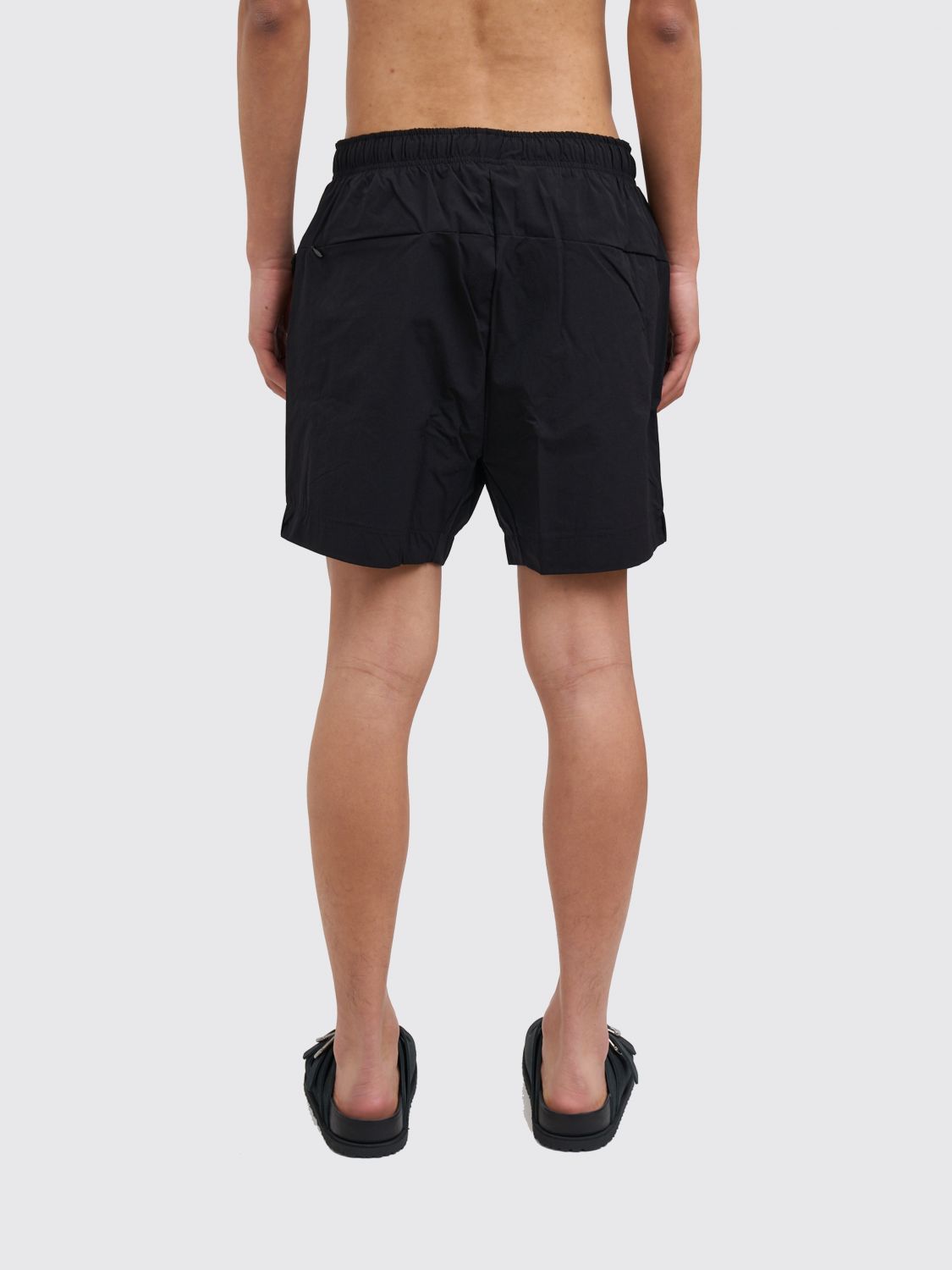 Thom Krom Elasticated Drawstring Shorts In Black