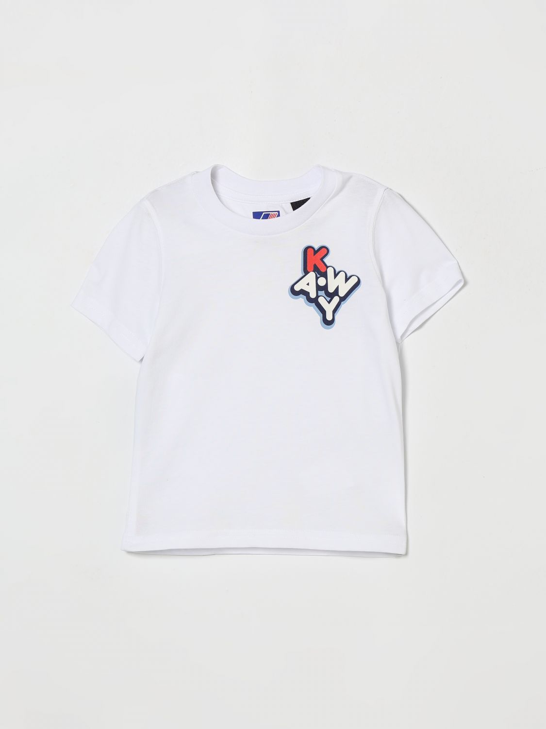 K-WAY Baumwoll-T-Shirt mit Logo