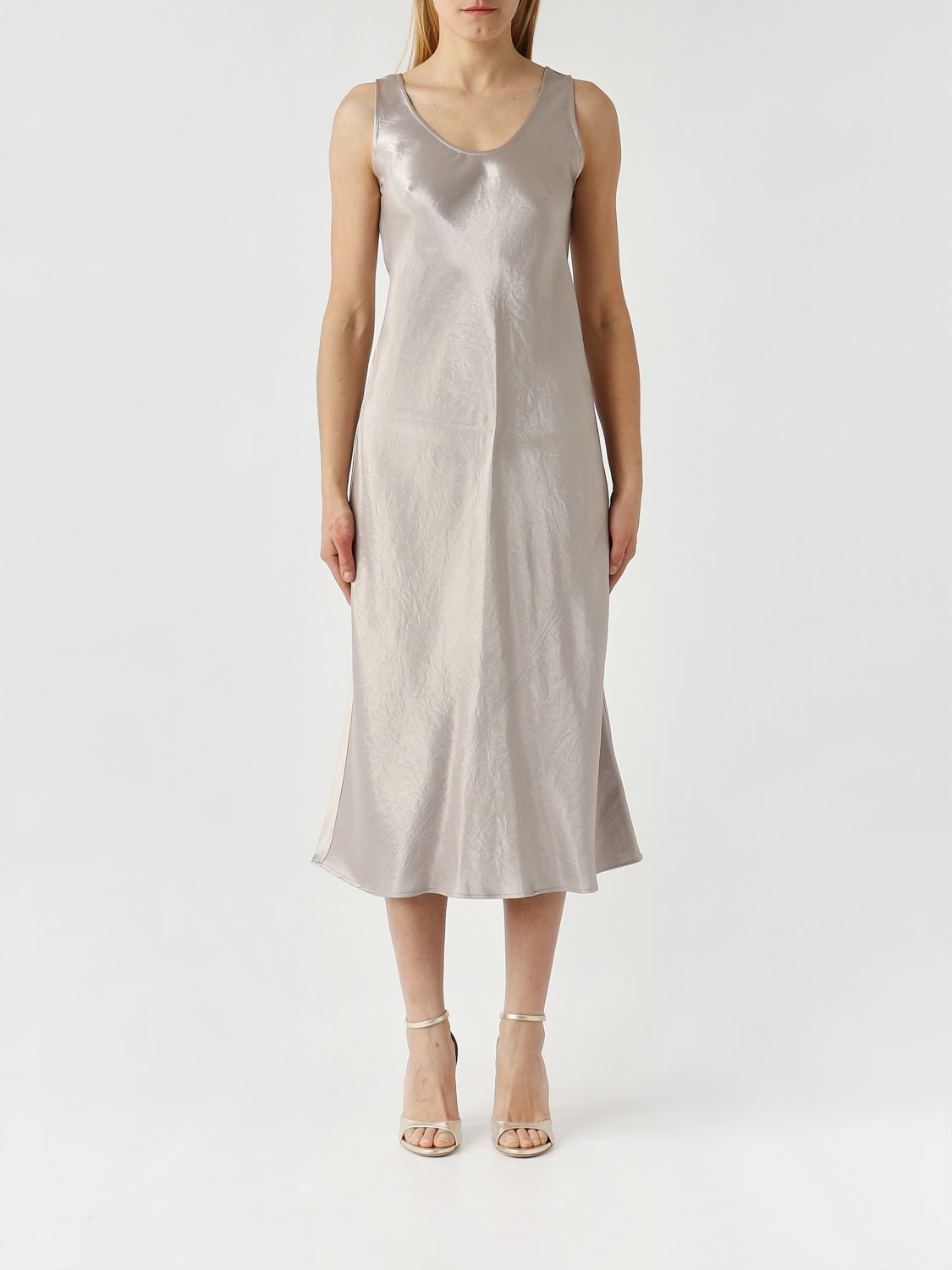 Max Mara MM Max Mara Satin Midi Dress　MM マックスマーラ サテン ミディ ドレス