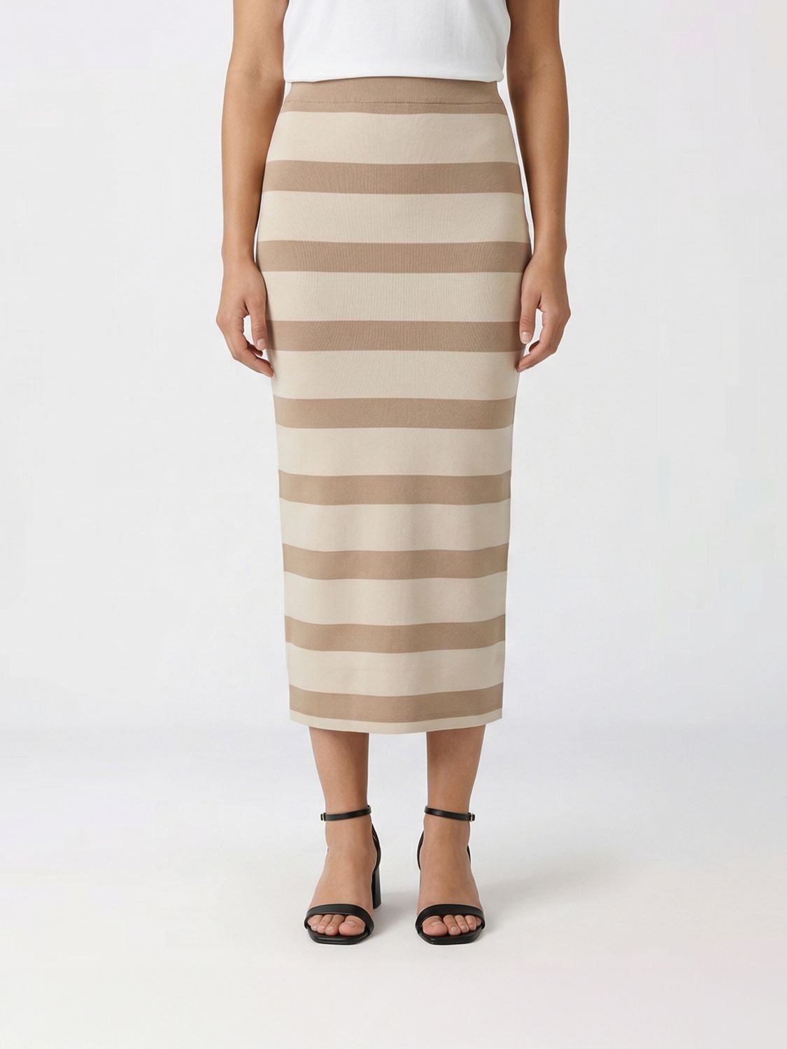 Max Mara MM MAX MARA Skirt Woman color Ivory　MM MAX MARA スカート ウィメンズ カラー アイボリー