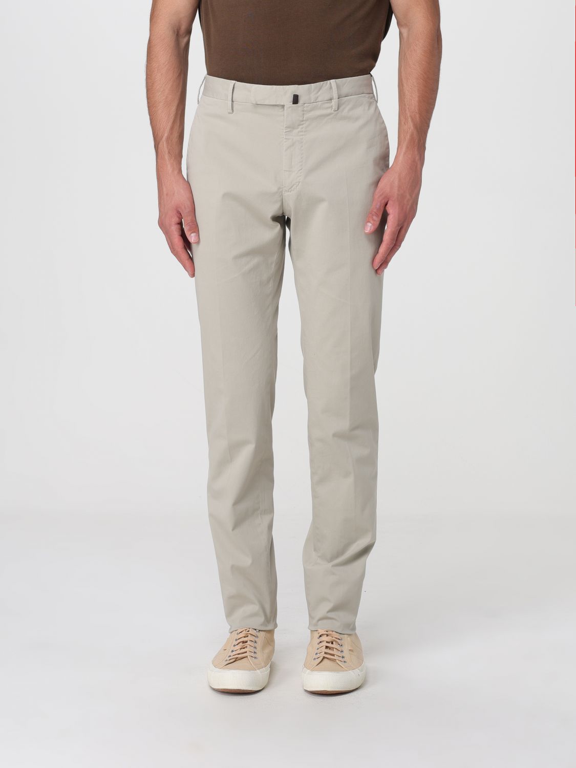 INCOTEX Pantaloni sartoriali in cotone stretch