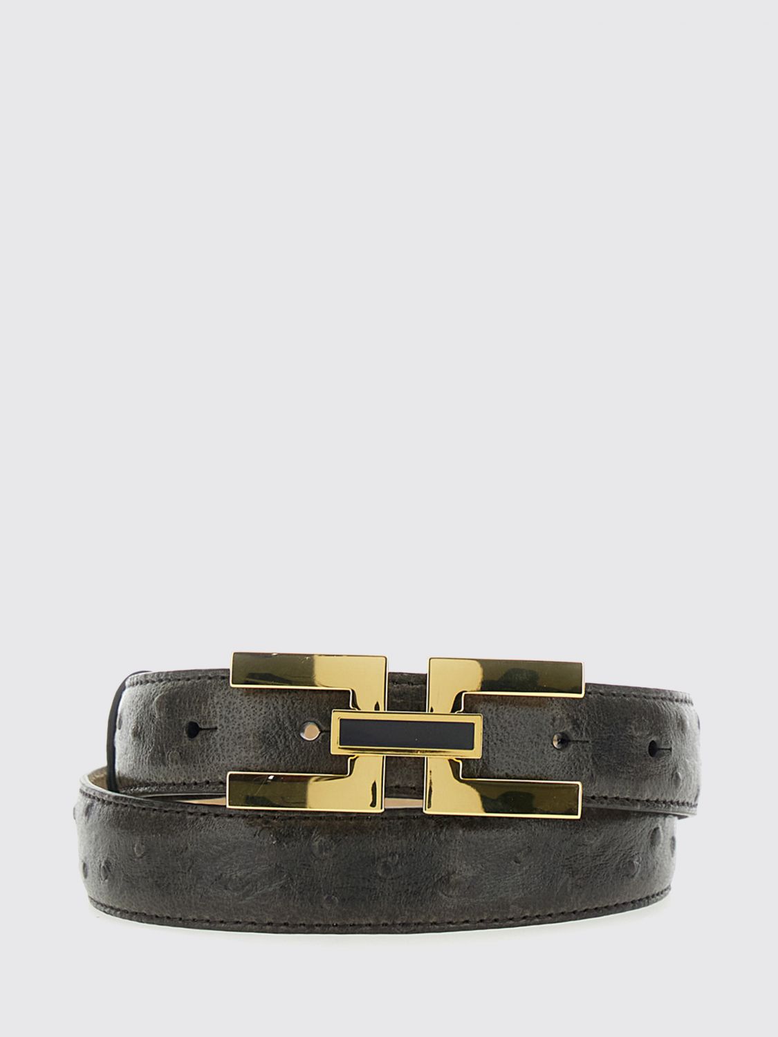 Elisabetta Franchi Embossed Leather Belt