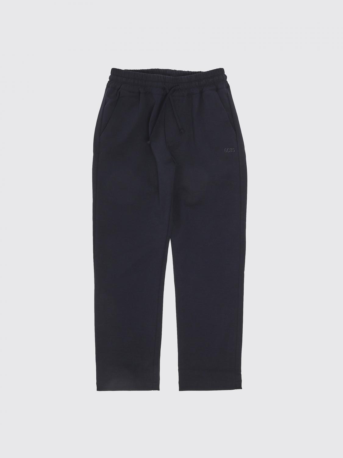 GCDS JUNIOR Hose aus Baumwollmischung mit Kordelzug