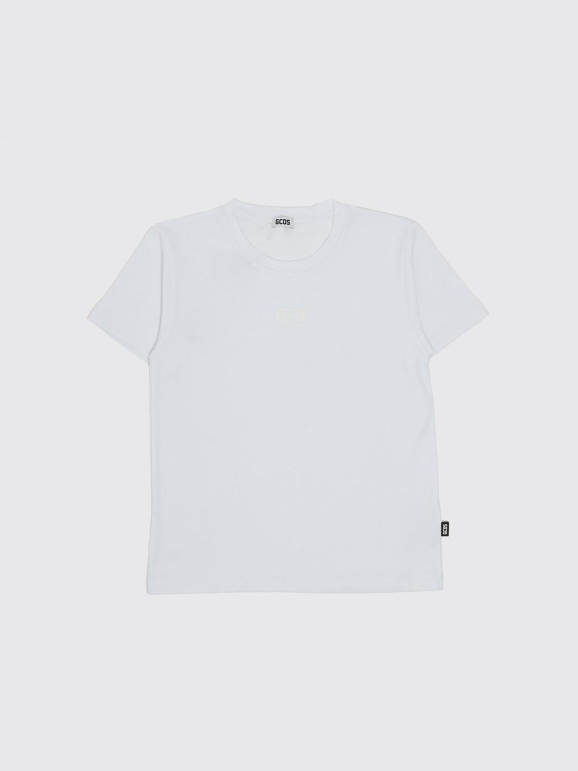 GCDS JUNIOR Baumwoll-T-Shirt mit Mini-Logo