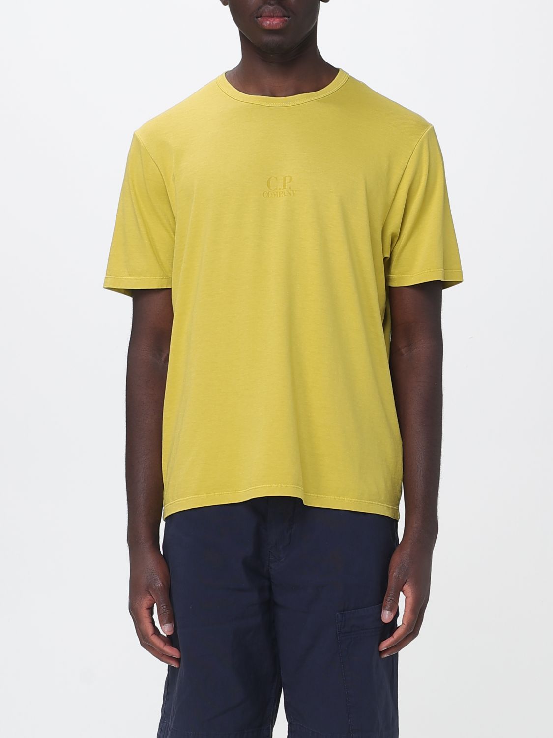 C. P. COMPANY Baumwoll-T-Shirt mit Logo