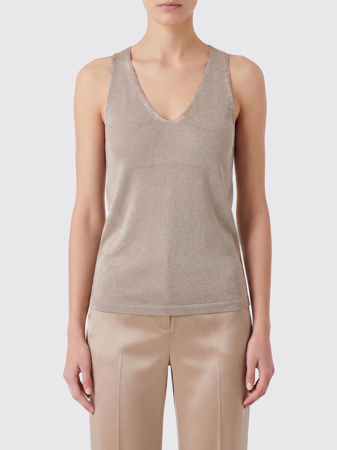 GIORGIO ARMANI Viscose Knit Top　GIORGIO ARMANI ビスコース ニット トップ GIORGIO