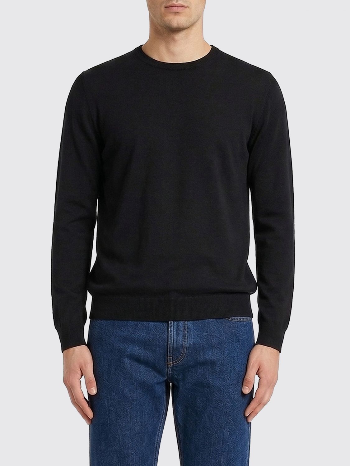 Zanone Cotton Crew Neck Sweater