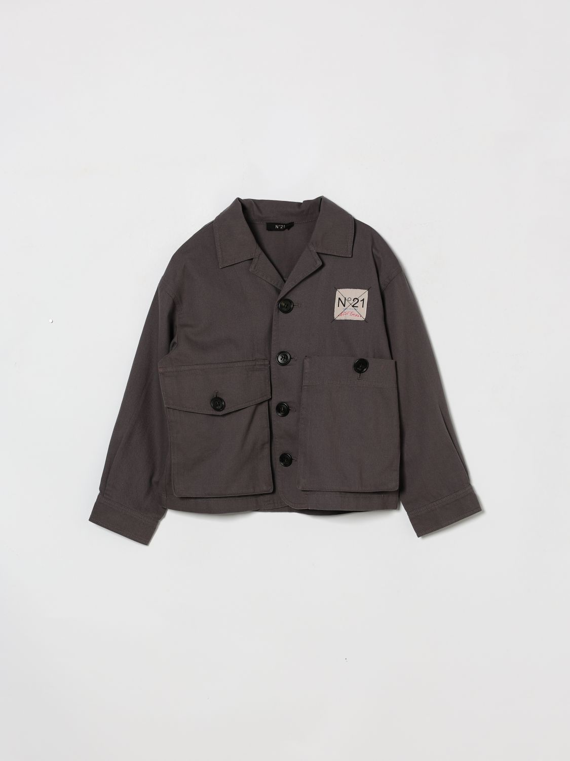 N° 21 Hemdjacke aus Baumwolle