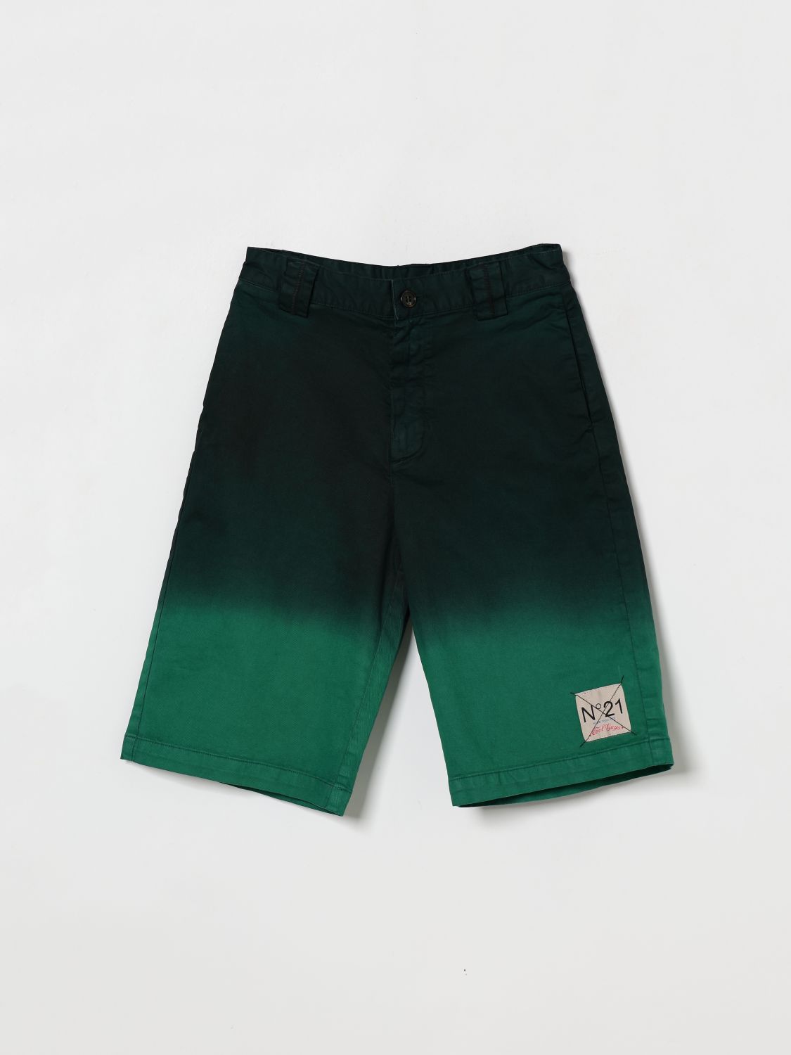 N° 21 Zweifarbige Baumwollshorts