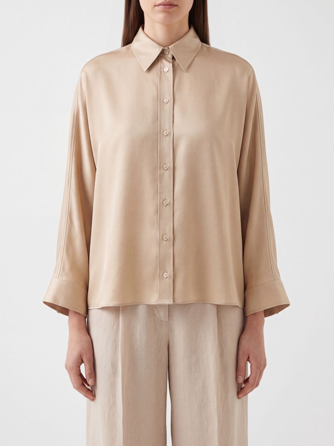 BRUNELLO CUCINELLI Classic Silk Shirt