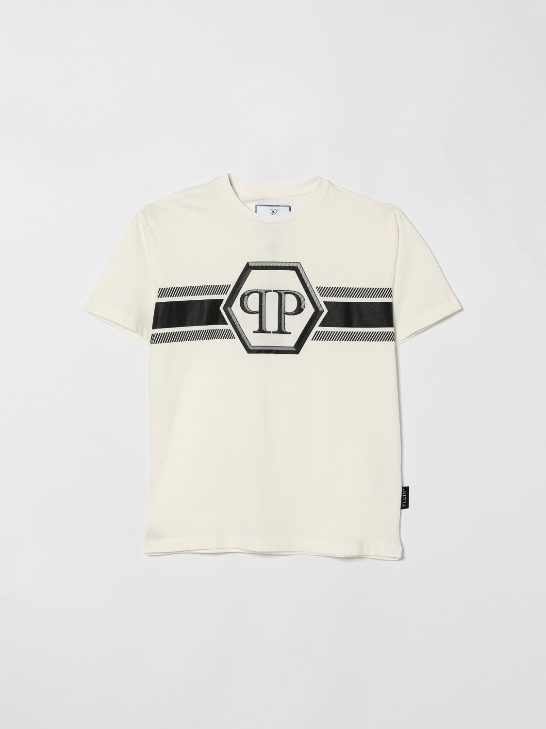PHILIPP PLEIN Baumwoll T Shirt mit Monogramm