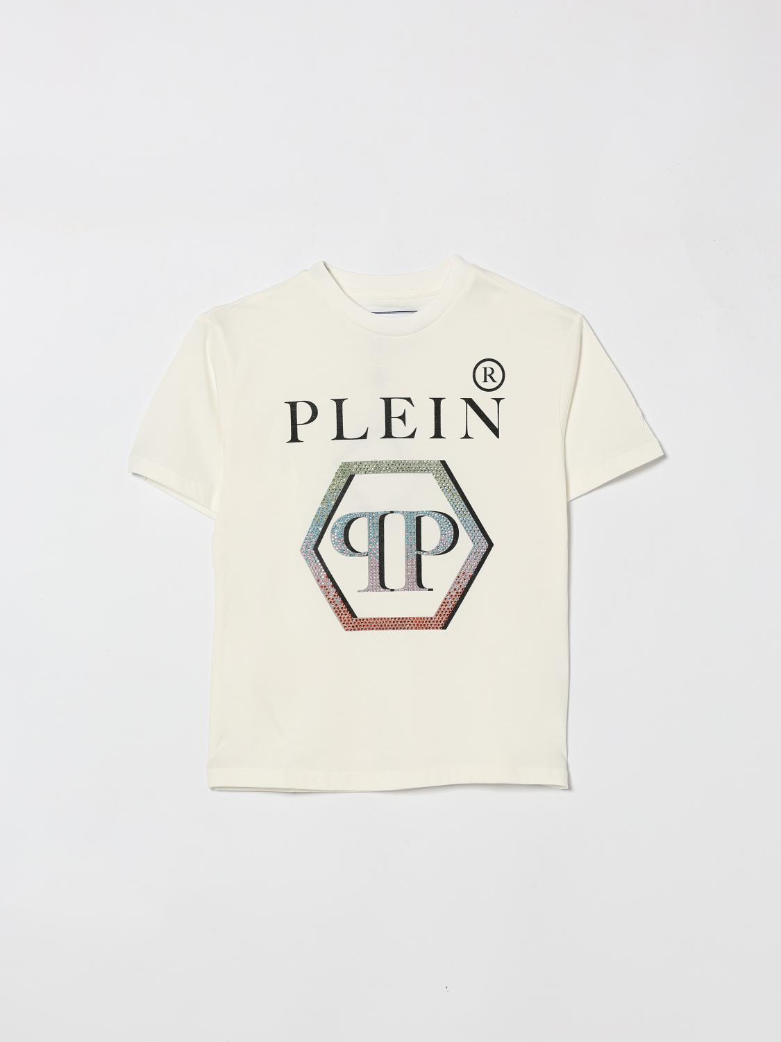 PHILIPP PLEIN Baumwoll-T-Shirt mit PP-Monogramm