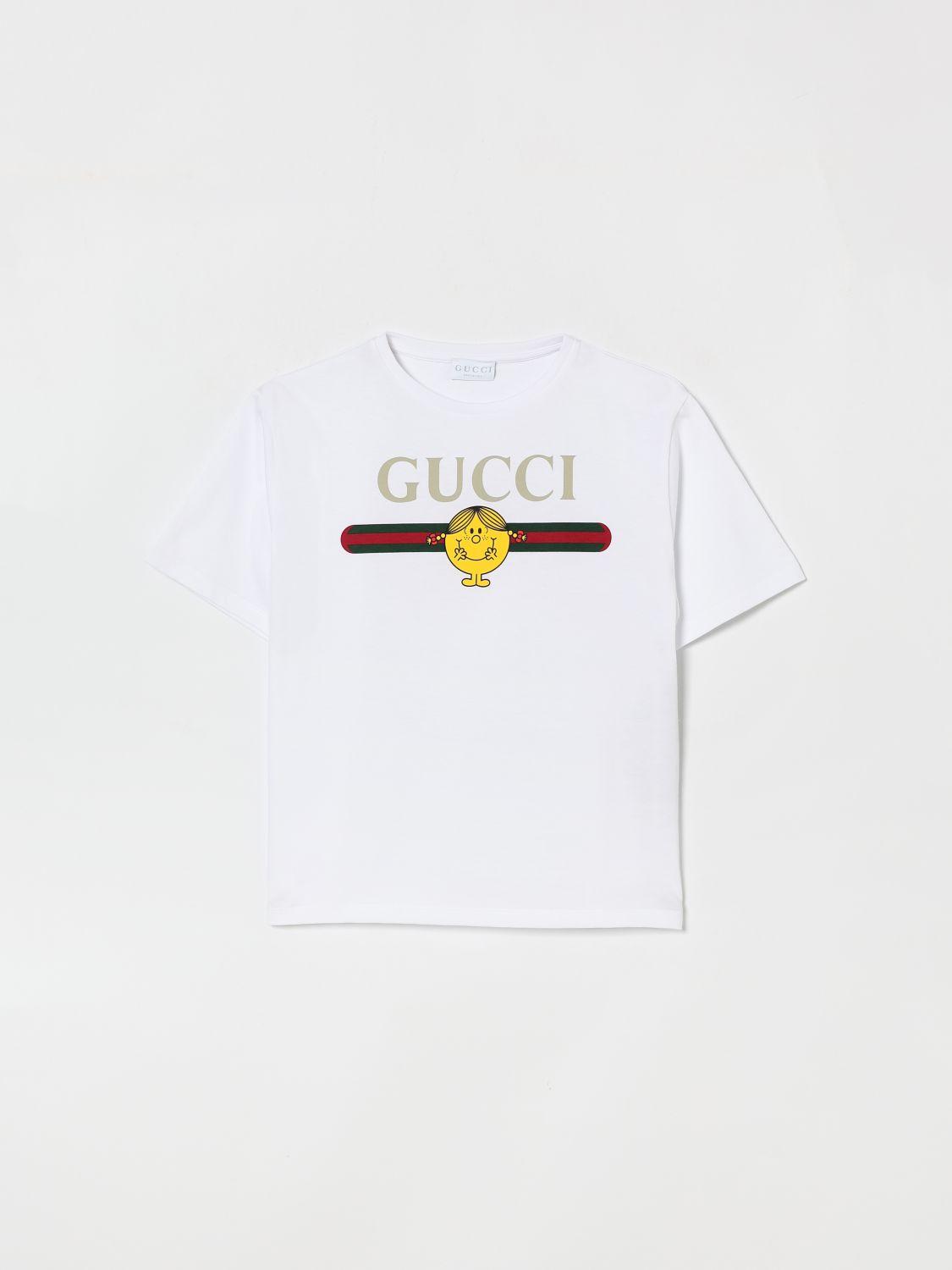 GUCCI T-shirt in jersey di cotone con logo