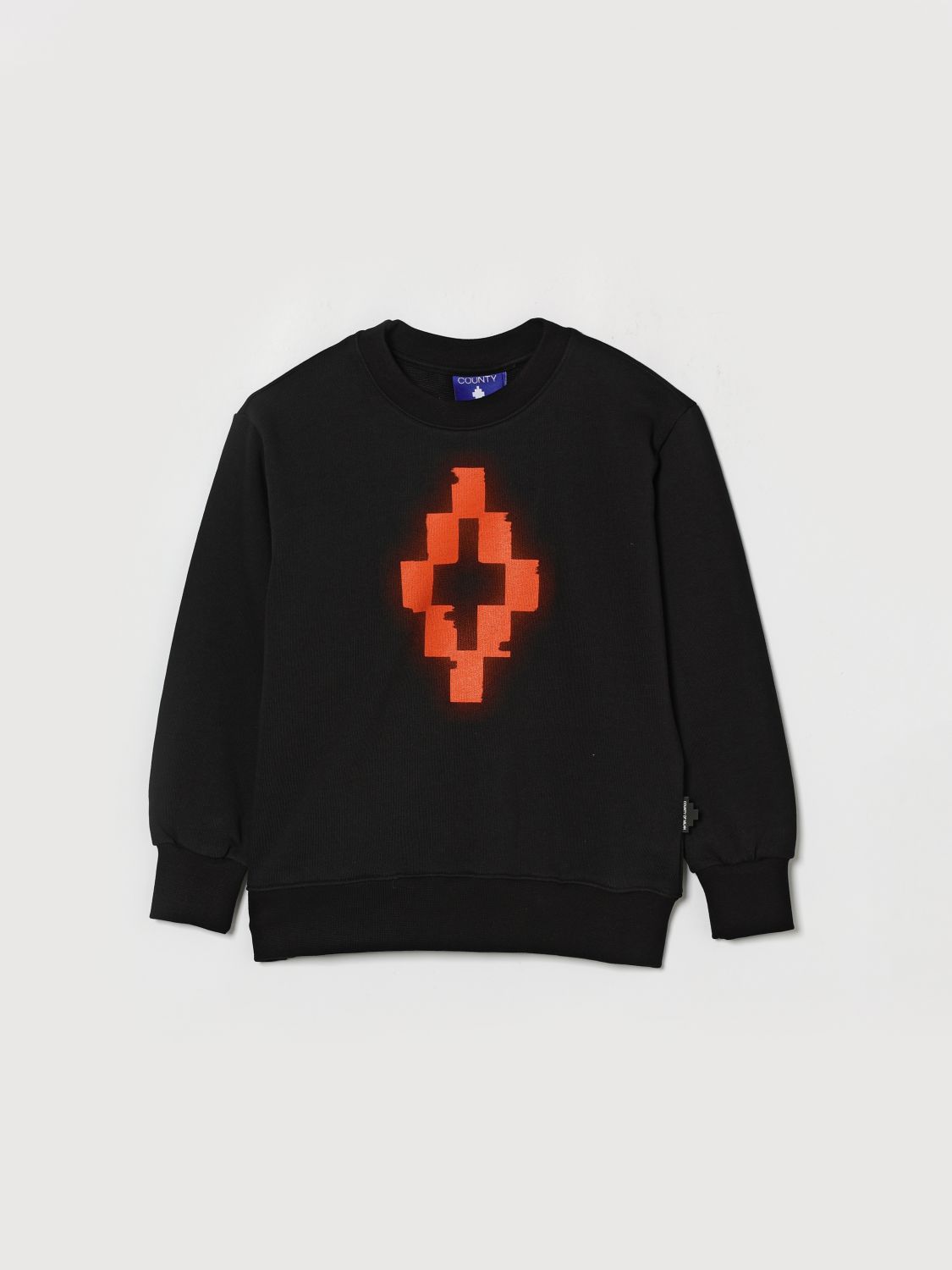 County of Milan Rundhals-Sweatshirt aus Baumwolle mit Logo