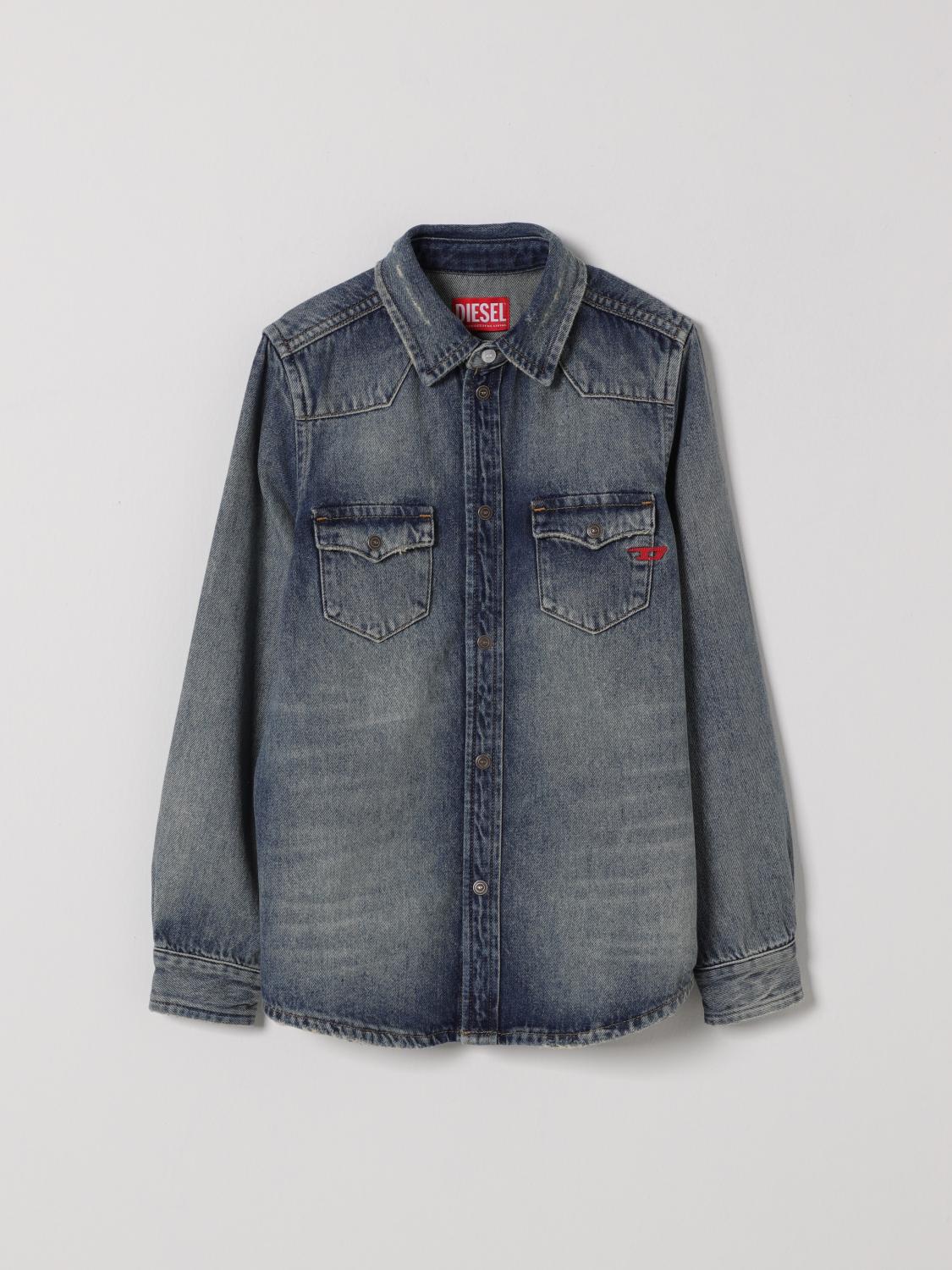 DIESEL Cotton Denim Casual Shirt　DIESEL コットンデニム カジュアルシャツ DIESEL