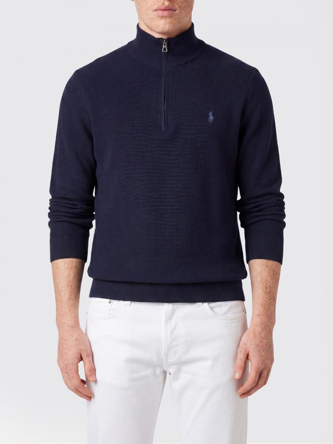 POLO RALPH LAUREN Sweater Men color Blue