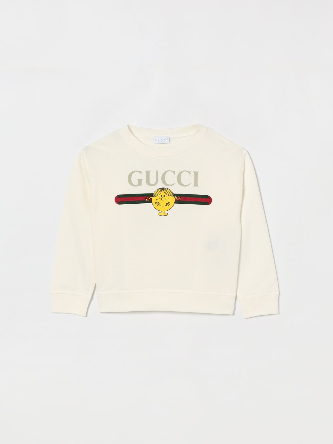 GUCCI GUCCI Cotton Sweatshirt With Logo And Graphic Print　GUCCI コットン スウェットシャツ ロゴとグラフィック プリント