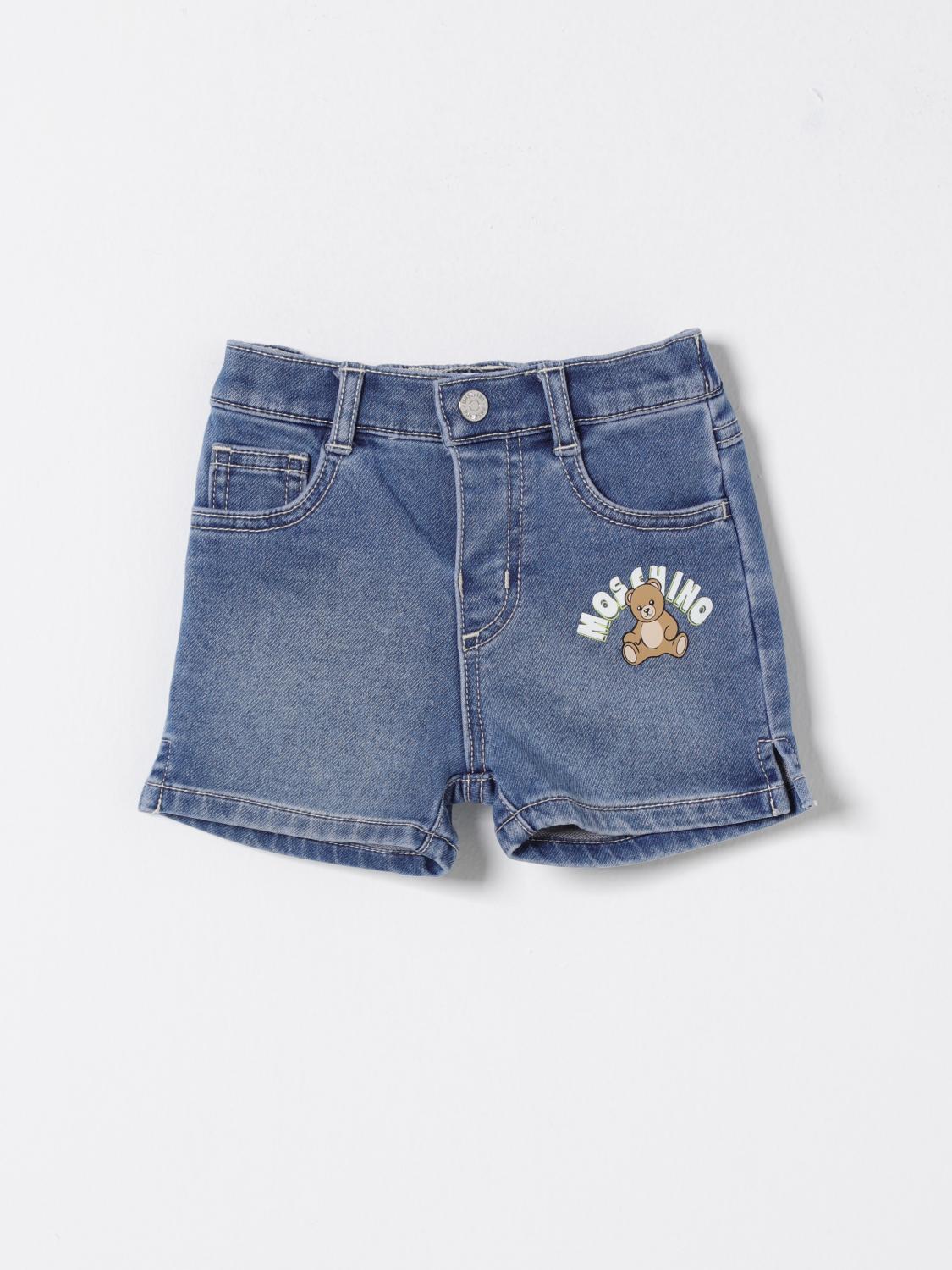 MOSCHINO Denim-Shorts mit Logo