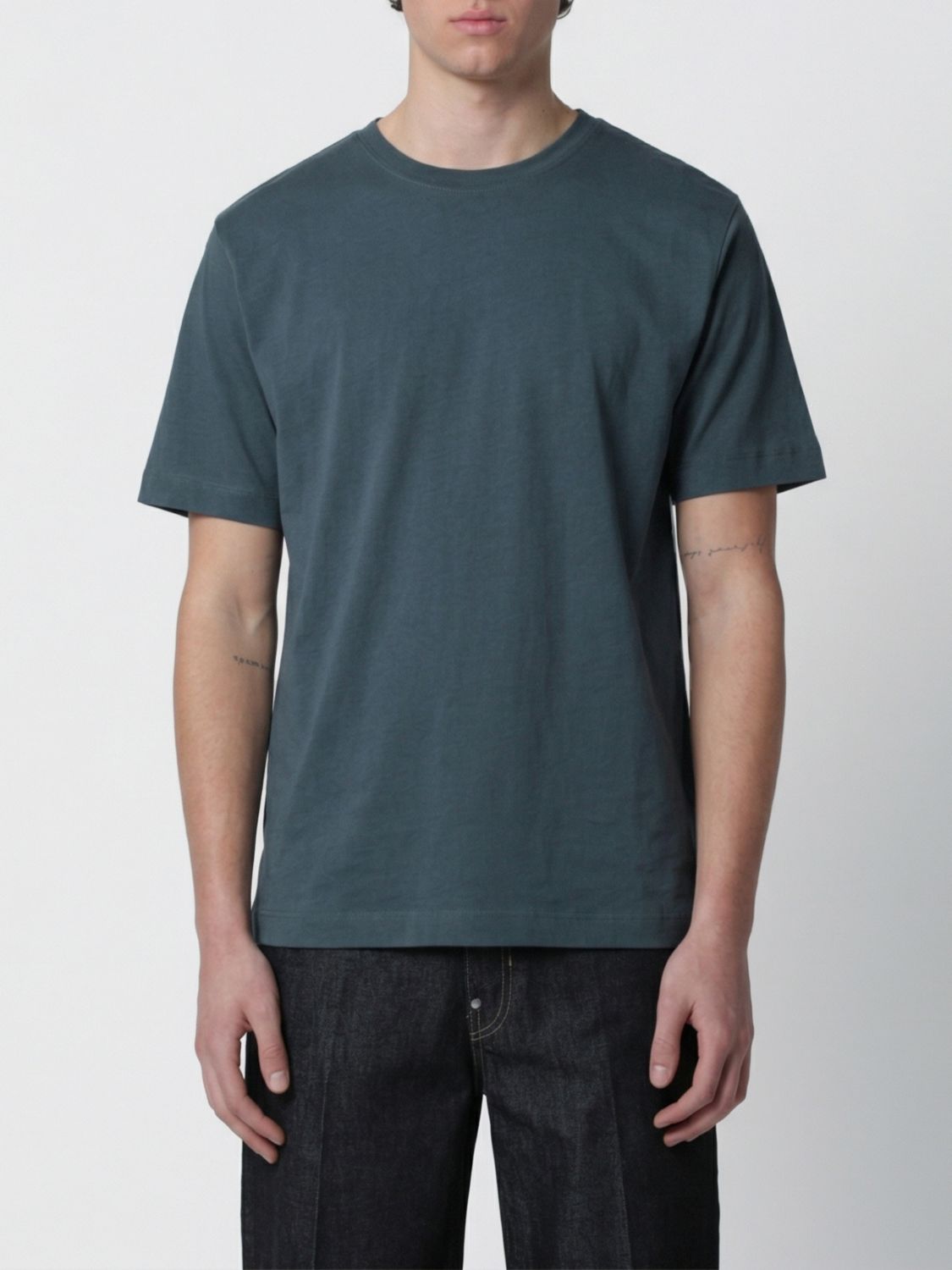 Dries Van Noten DRIES VAN NOTEN T-Shirt Men color Petroleum Blue　ドリスヴァンノッテン Tシャツ メンズ カラー ペトロリアムブルー