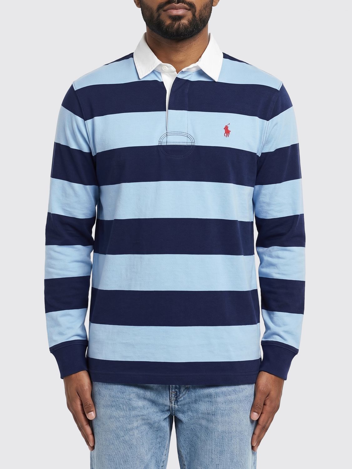 POLO RALPH LAUREN Gestreiftes Baumwoll-Polohemd