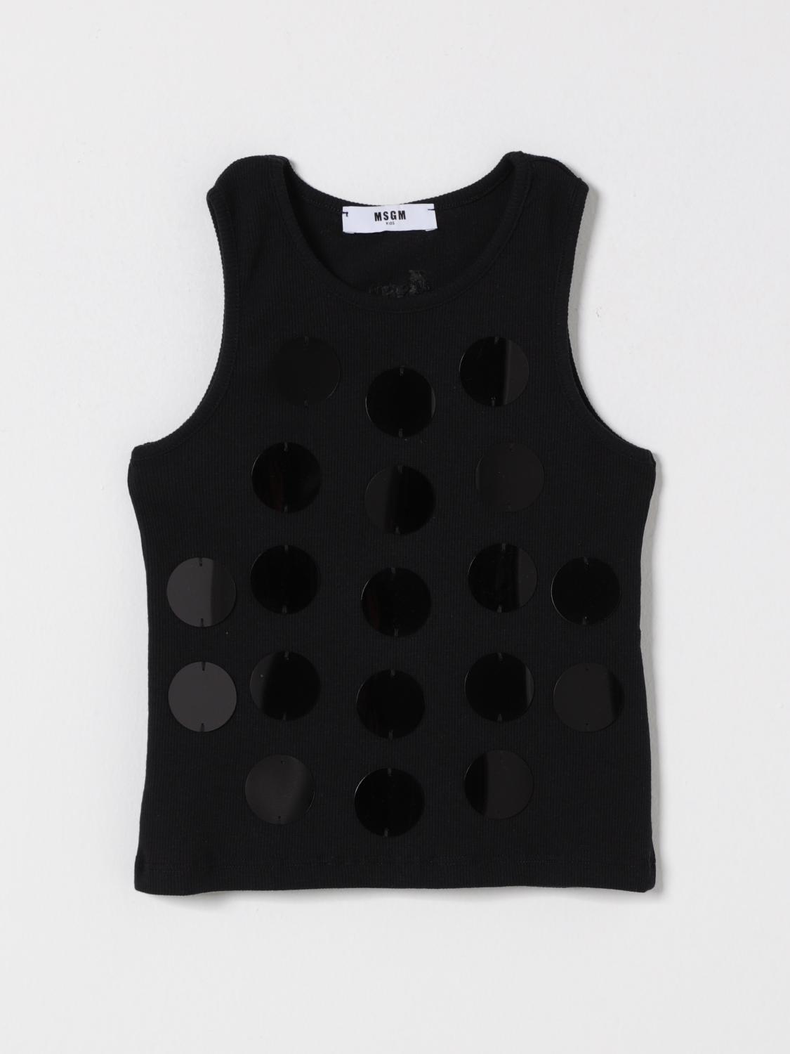 MSGM Kids Tanktop mit Maxi-Pailletten
