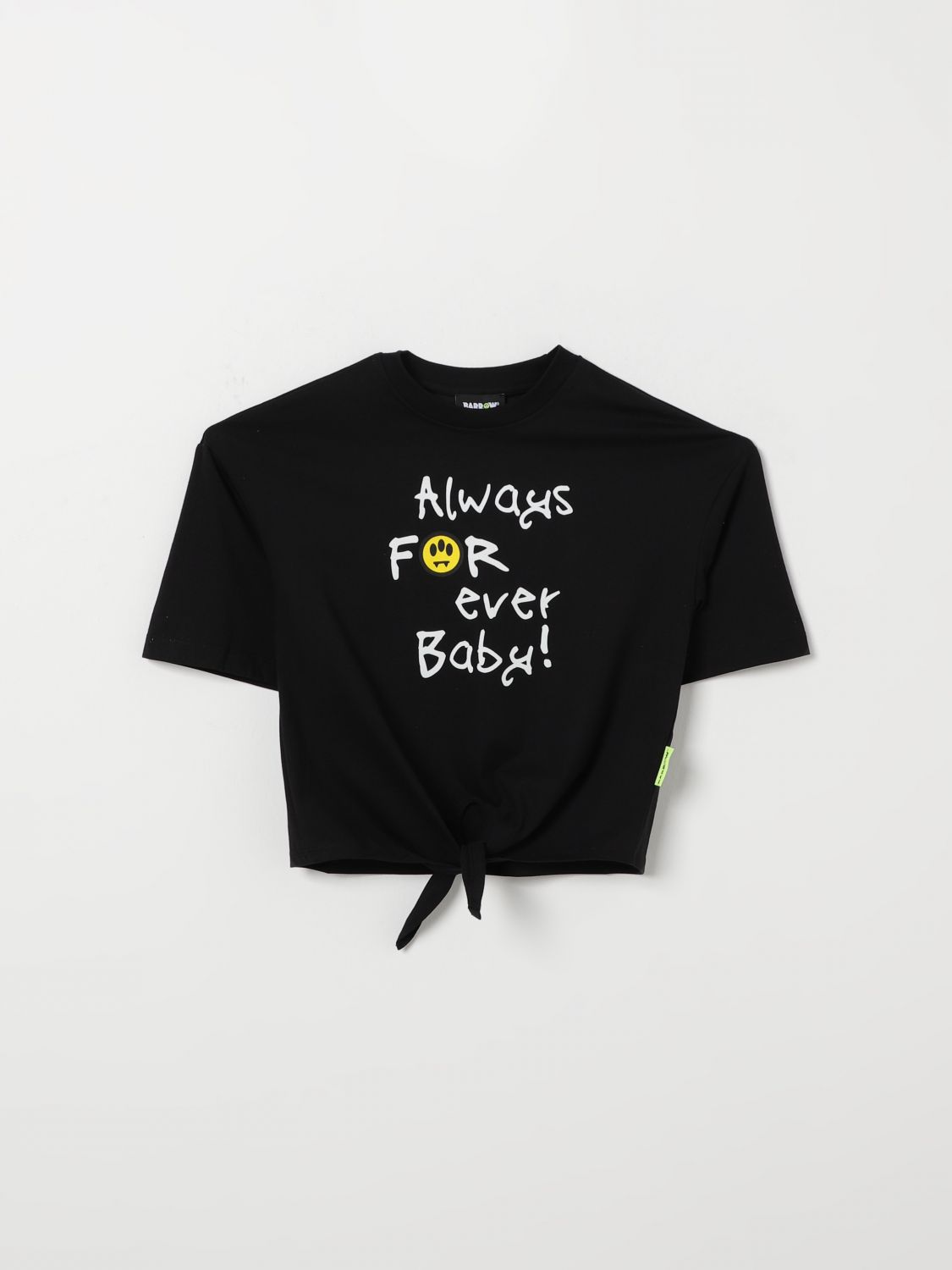 BARROW KIDS Bedrucktes Baumwoll-Crop-T-Shirt