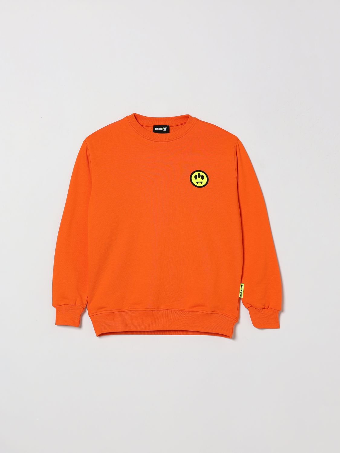 BARROW KIDS Felpa girocollo in cotone con logo