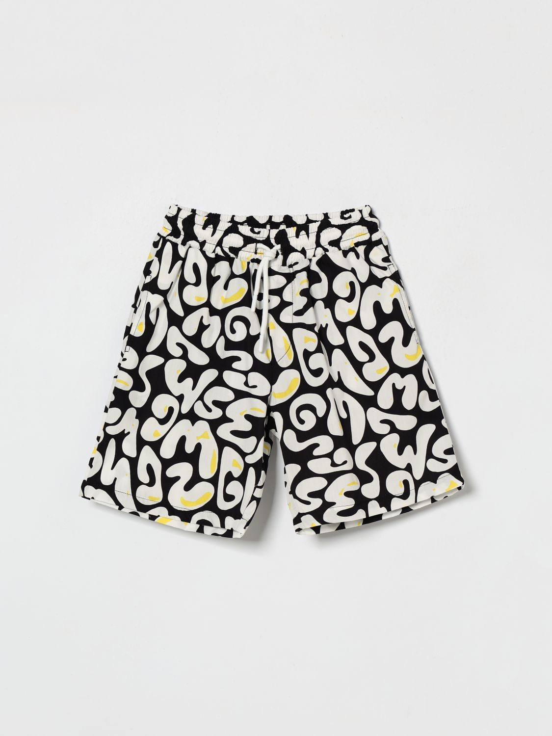 MSGM Kids Baumwoll-Shorts mit Logo