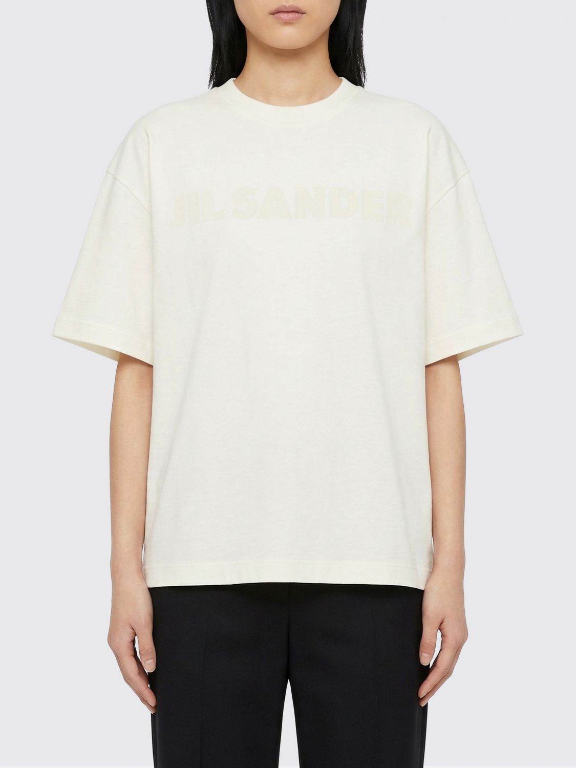 JIL SANDER Cotton T-shirts with Logo