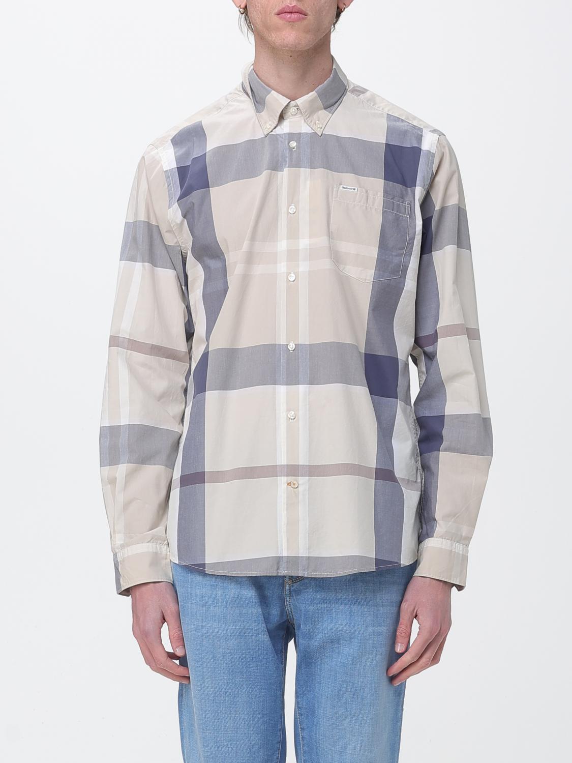 BARBOUR Cotton Shirt with Vintage Check Pattern　BARBOUR ヴィンテージチェック柄コットンシャツ BARBOUR
