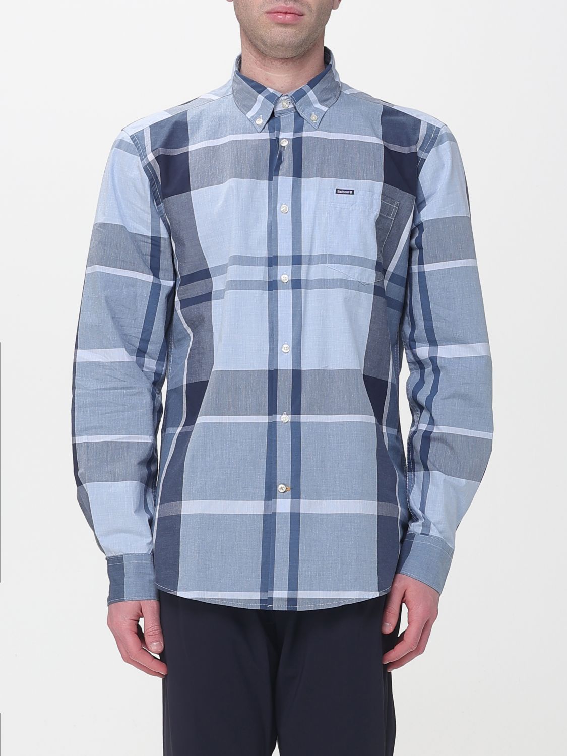 BARBOUR Cotton Shirt with Vintage Check Pattern　BARBOUR ヴィンテージチェック柄コットンシャツ BARBOUR