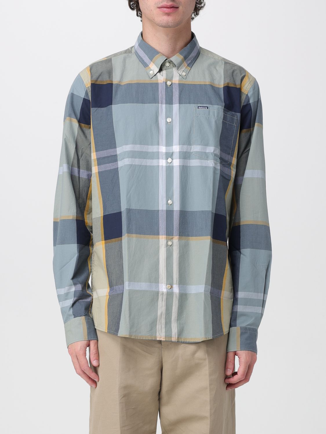 BARBOUR Cotton Shirt with Vintage Check Pattern　BARBOUR ヴィンテージチェック柄コットンシャツ BARBOUR