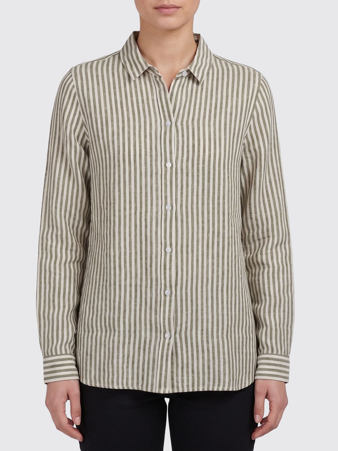 BARBOUR Striped Linen Shirt　BARBOUR ストライプリネンシャツ BARBOUR
