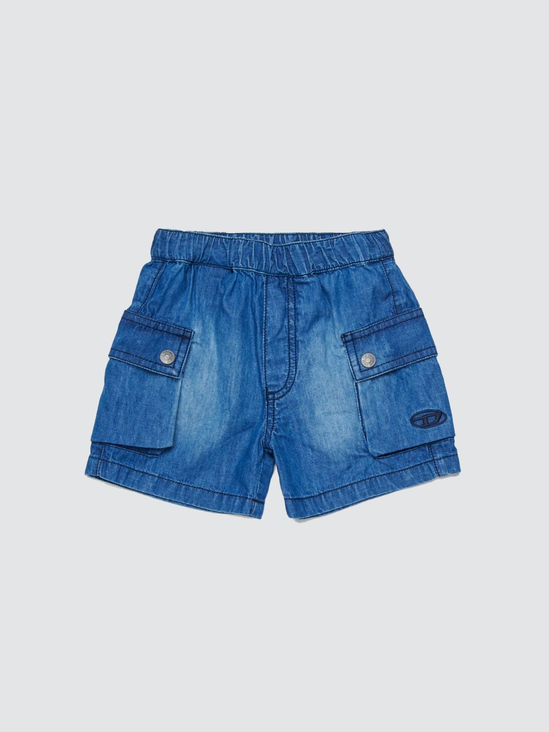 DIESEL Cargo-Shorts aus Baumwolldenim