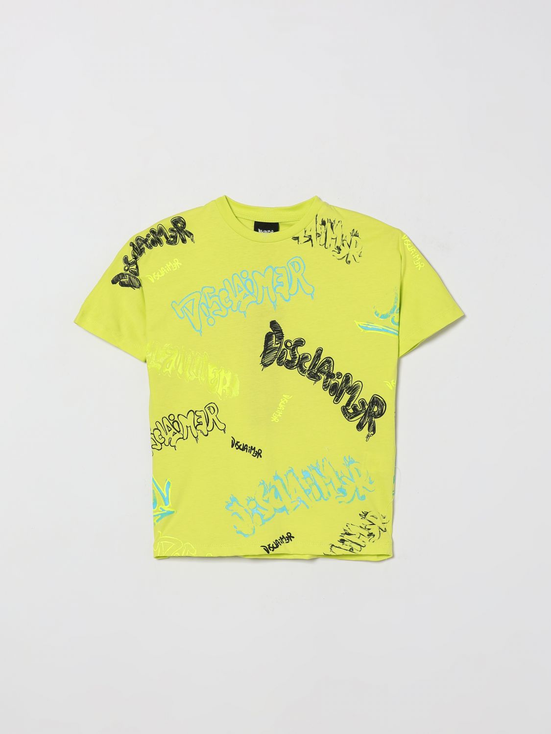 DISCLAIMER T-Shirt Bambino colore Lime