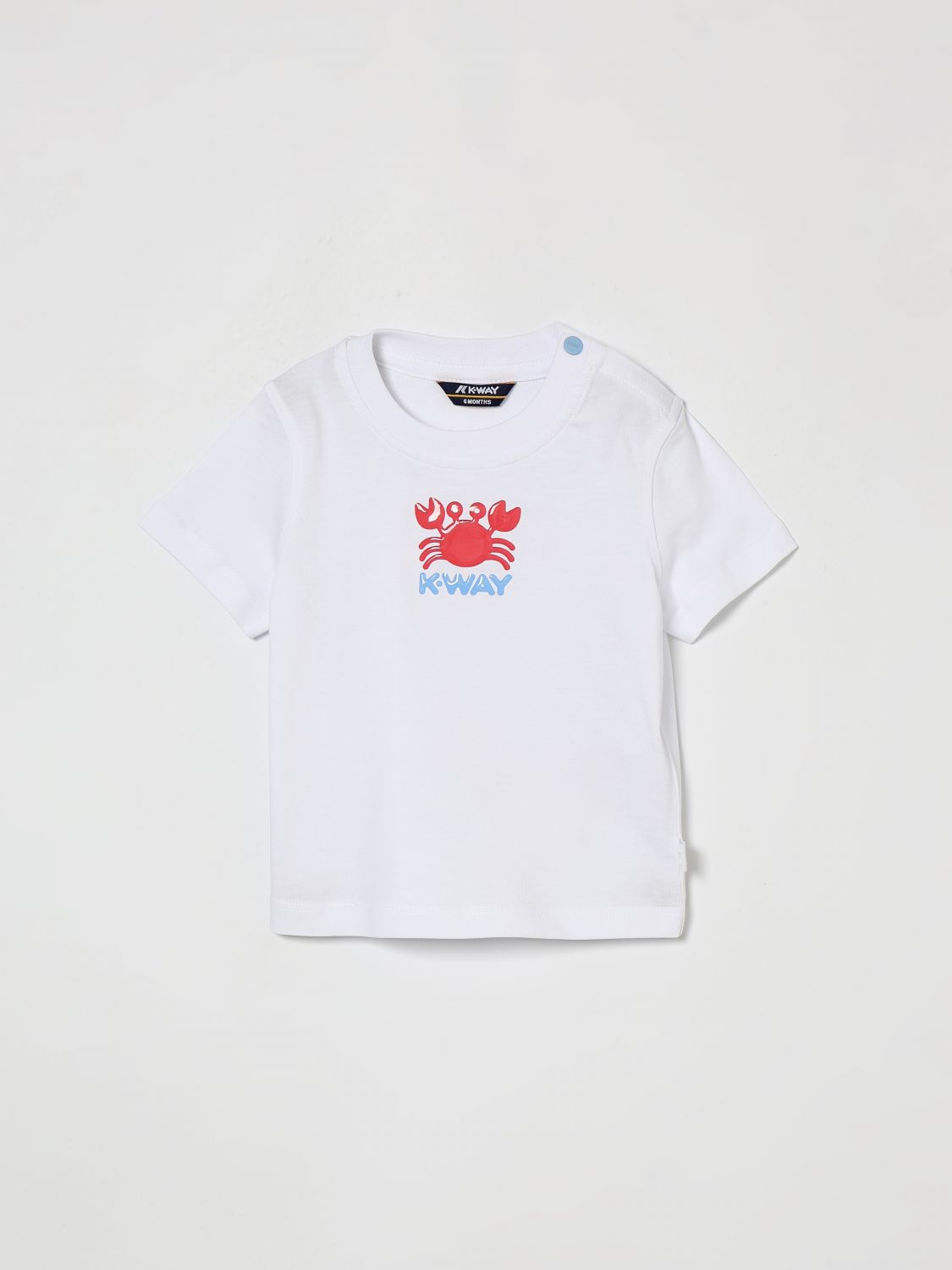 K-WAY Bedrucktes Baumwoll-T-Shirt