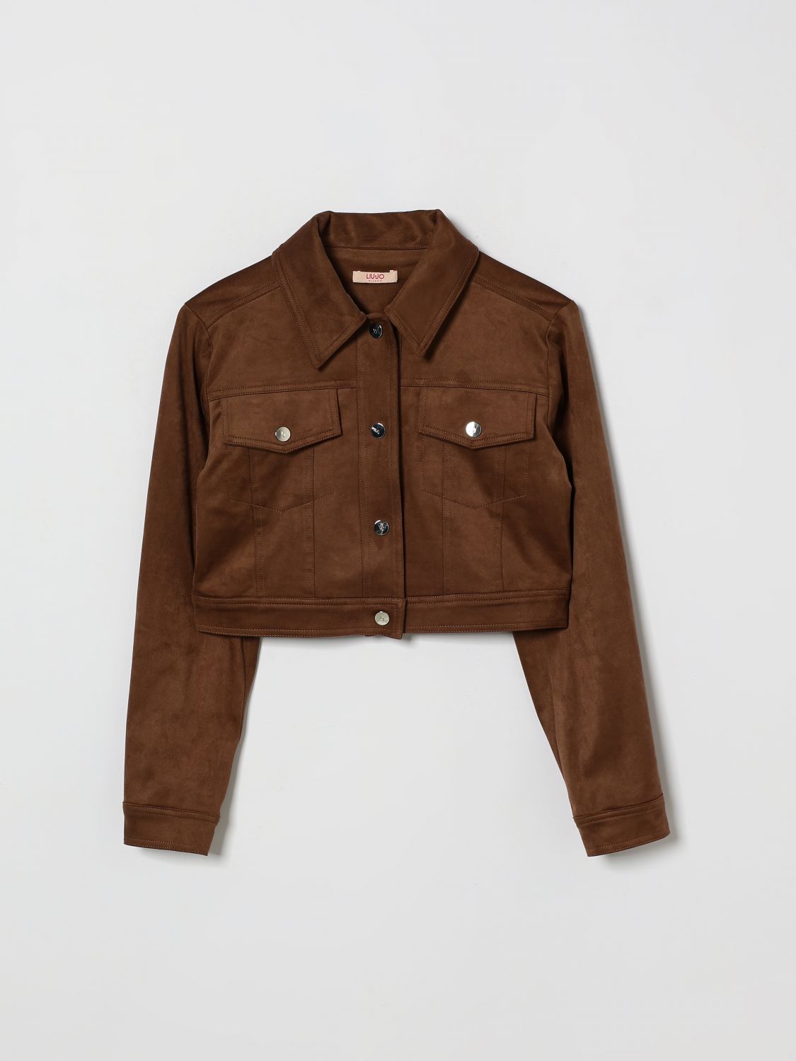 LIU JO Stretch-Alcantara-Hemdjacke