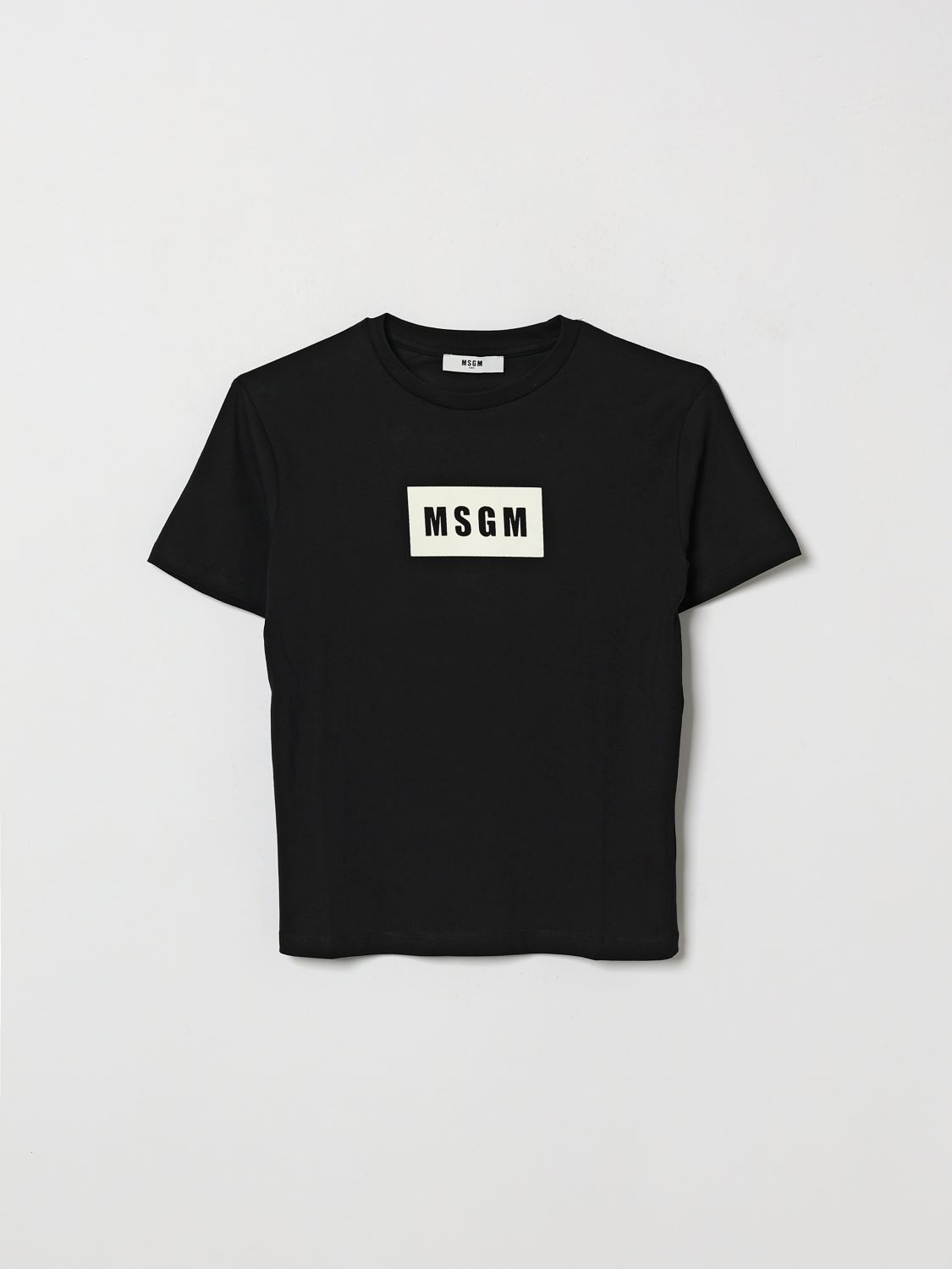 MSGM Kids T-shirt in cotone con logo