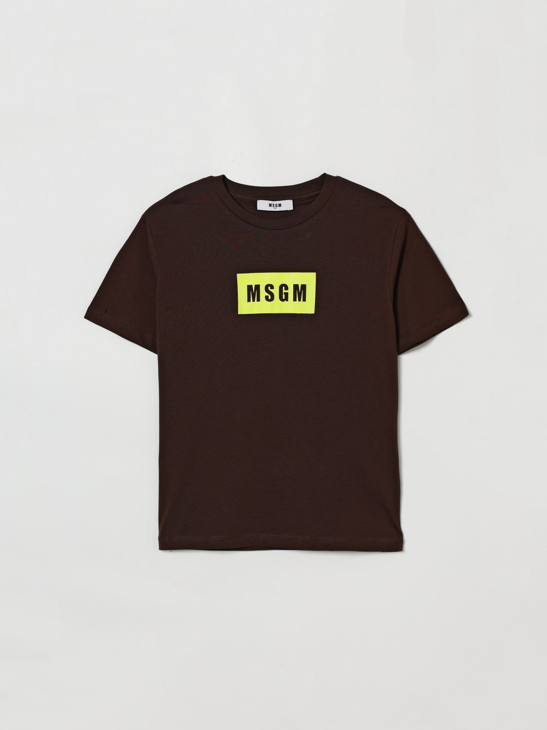 MSGM Kids Cotton Logo T-shirt　MSGM キッズ コットン ロゴ T シャツ MSGM