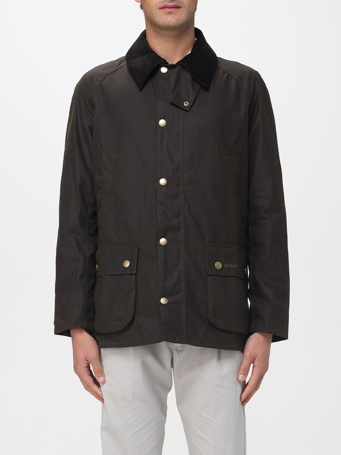 BARBOUR Wachsjacke aus Baumwolle