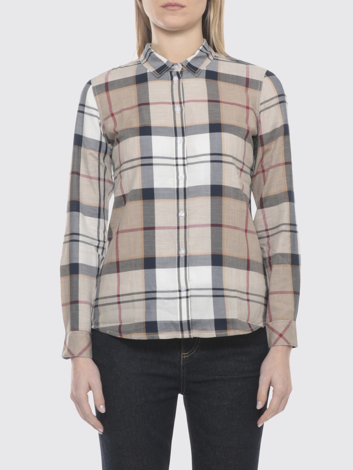 BARBOUR Checked Cotton Casual Shirt　BARBOUR チェックコットンカジュアルシャツ BARBOUR